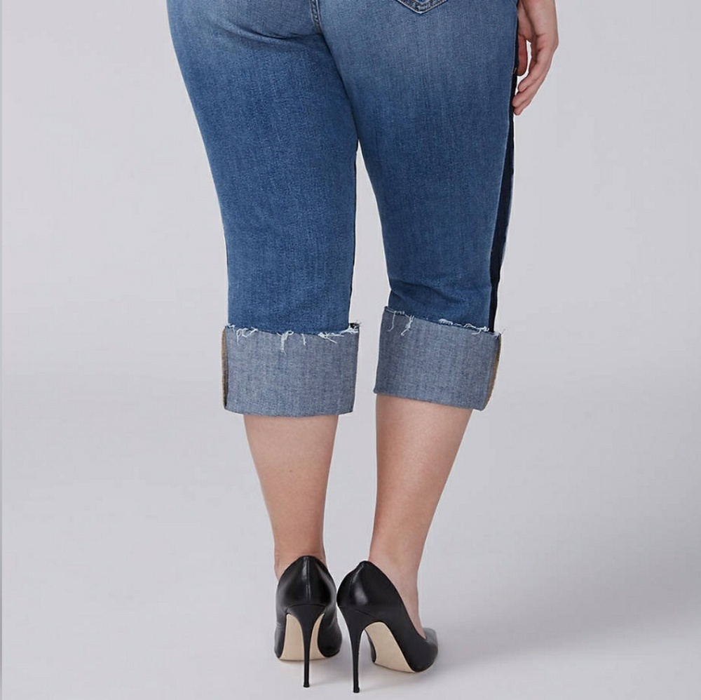 Lane Bryant Re/Made In L.A Straight Crop Jean - Picture 3 of 8